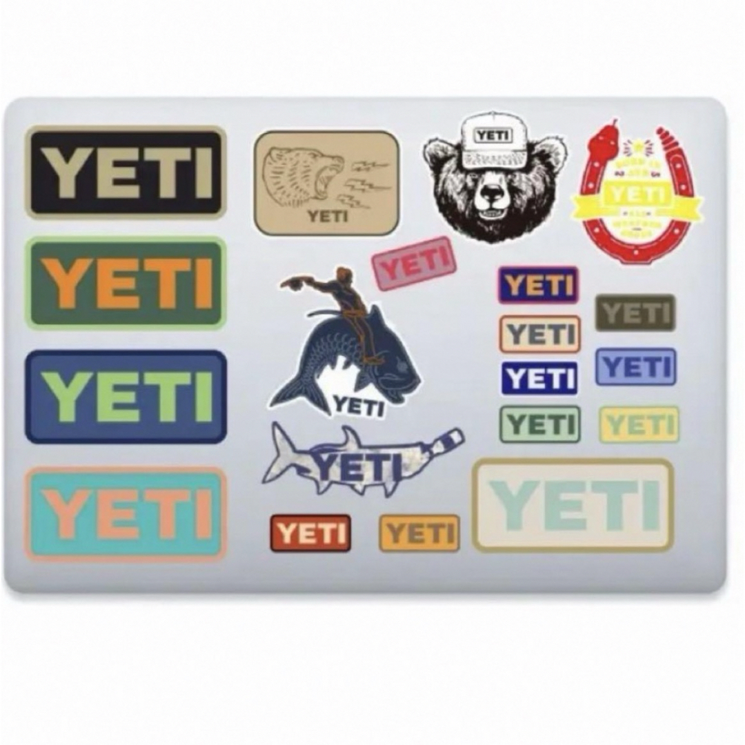 YETI ステッカー20枚セット - スケートボード