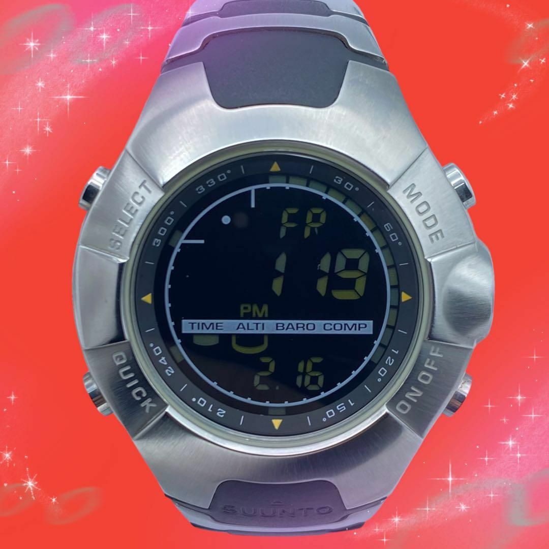 SUUNTO - 《美品 稼動品》 スント オブザーバー 防水 メンズ腕時計