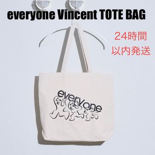 everyone Vincent TOTE BAG  NATURALxBLACK(トートバッグ)