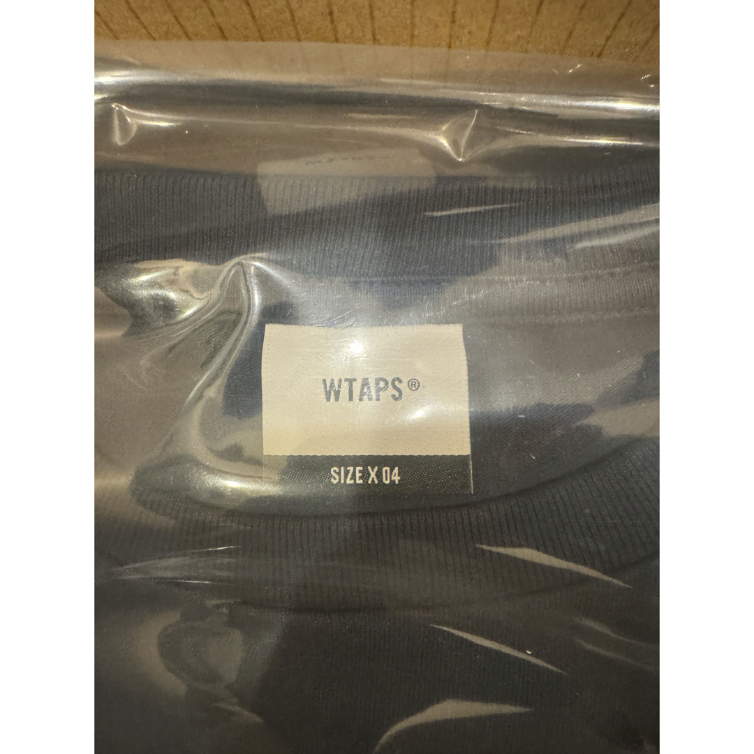 W)taps(ダブルタップス)のWTAPS COLLEGE / LS / COTTON  NAVY XL メンズのトップス(Tシャツ/カットソー(七分/長袖))の商品写真
