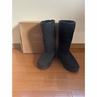 エミュー(EMU)のEMU ブラック　8 24.5cm(ブーツ)