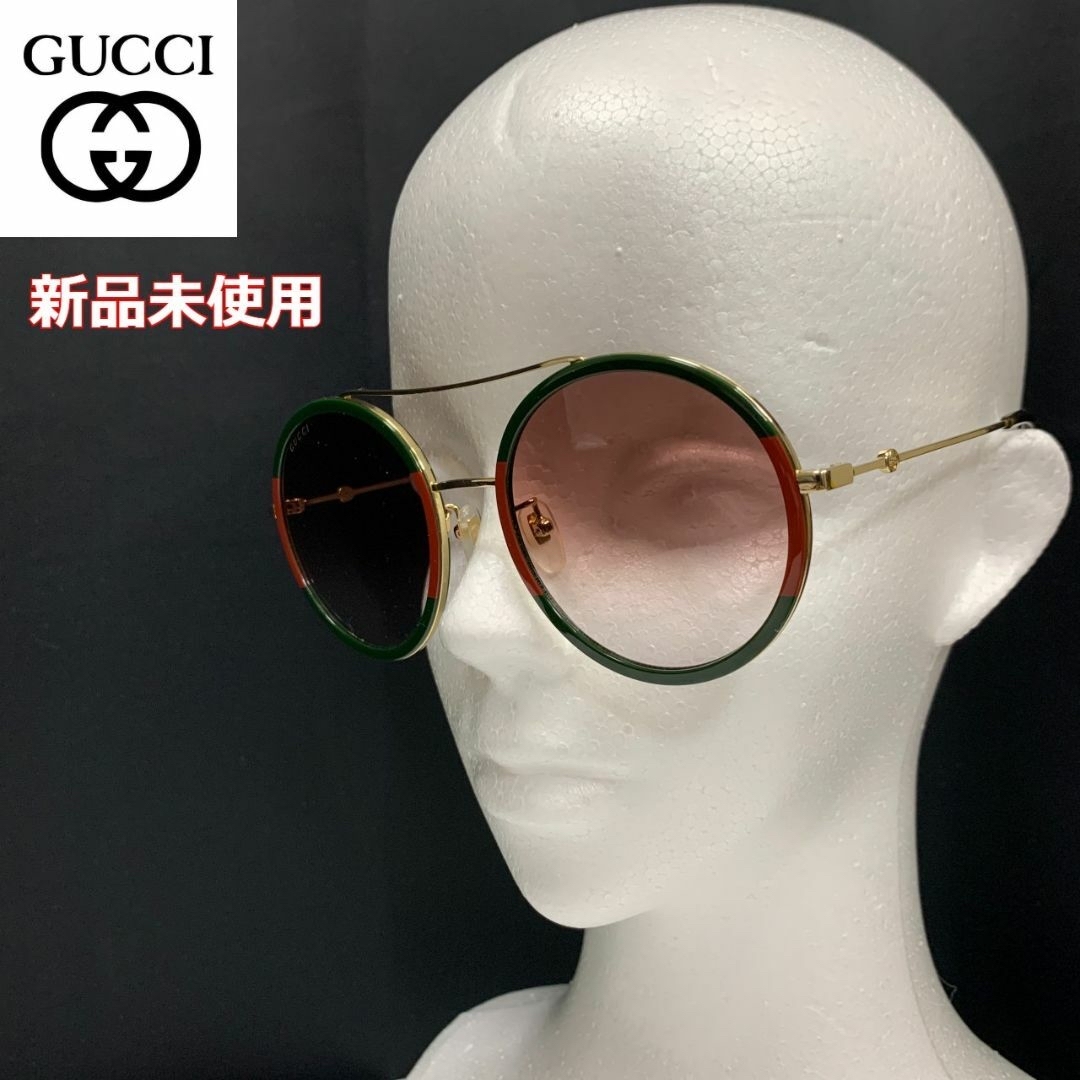 Gucci(グッチ)の【GUCCI】【新品未使用】アイウェア 　GG0061S-010 レディースのファッション小物(サングラス/メガネ)の商品写真