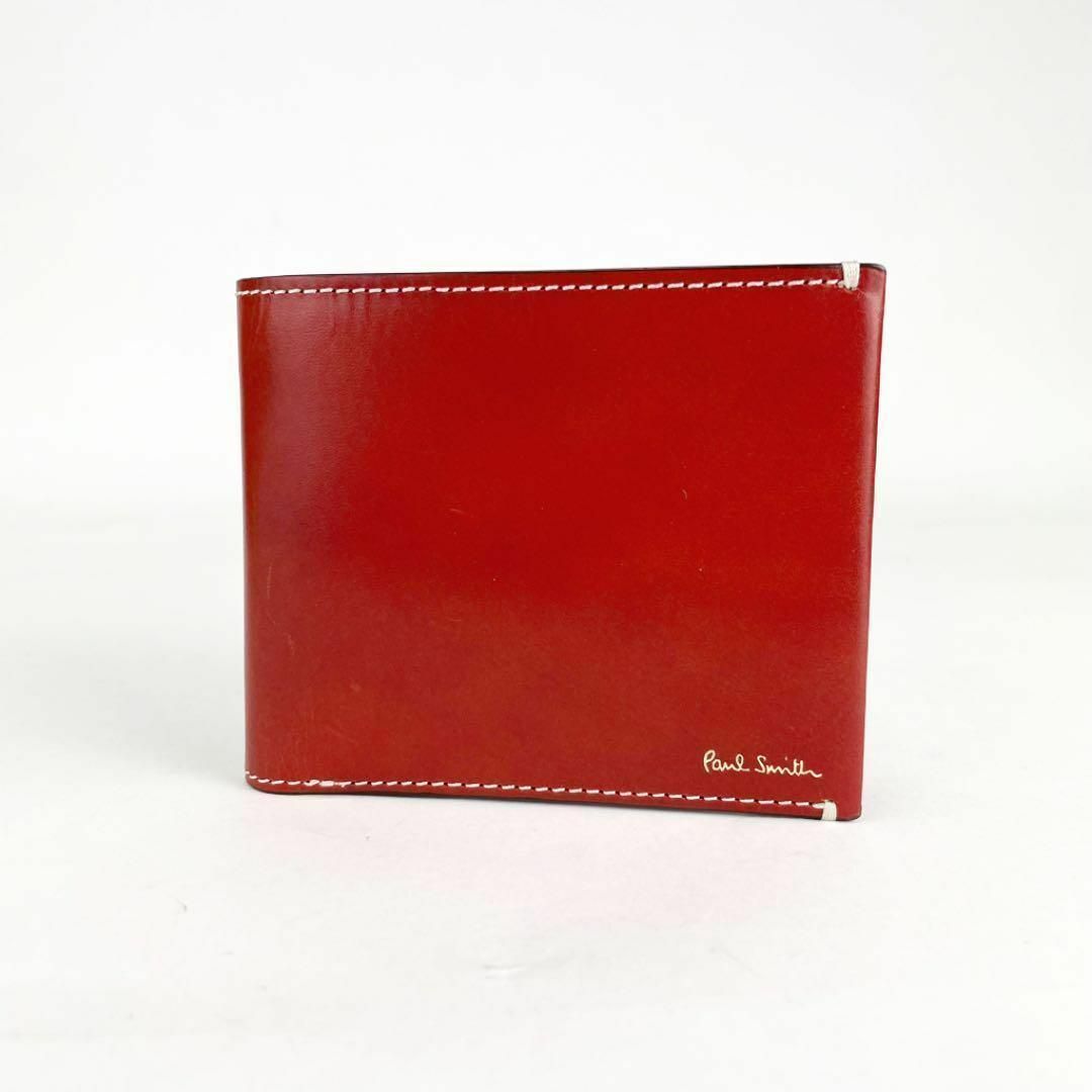 新品 ポールスミス 折財布 レザー ブラウン 財布 メンズ 茶色 22q144 メンズのファッション小物(折り財布)の商品写真