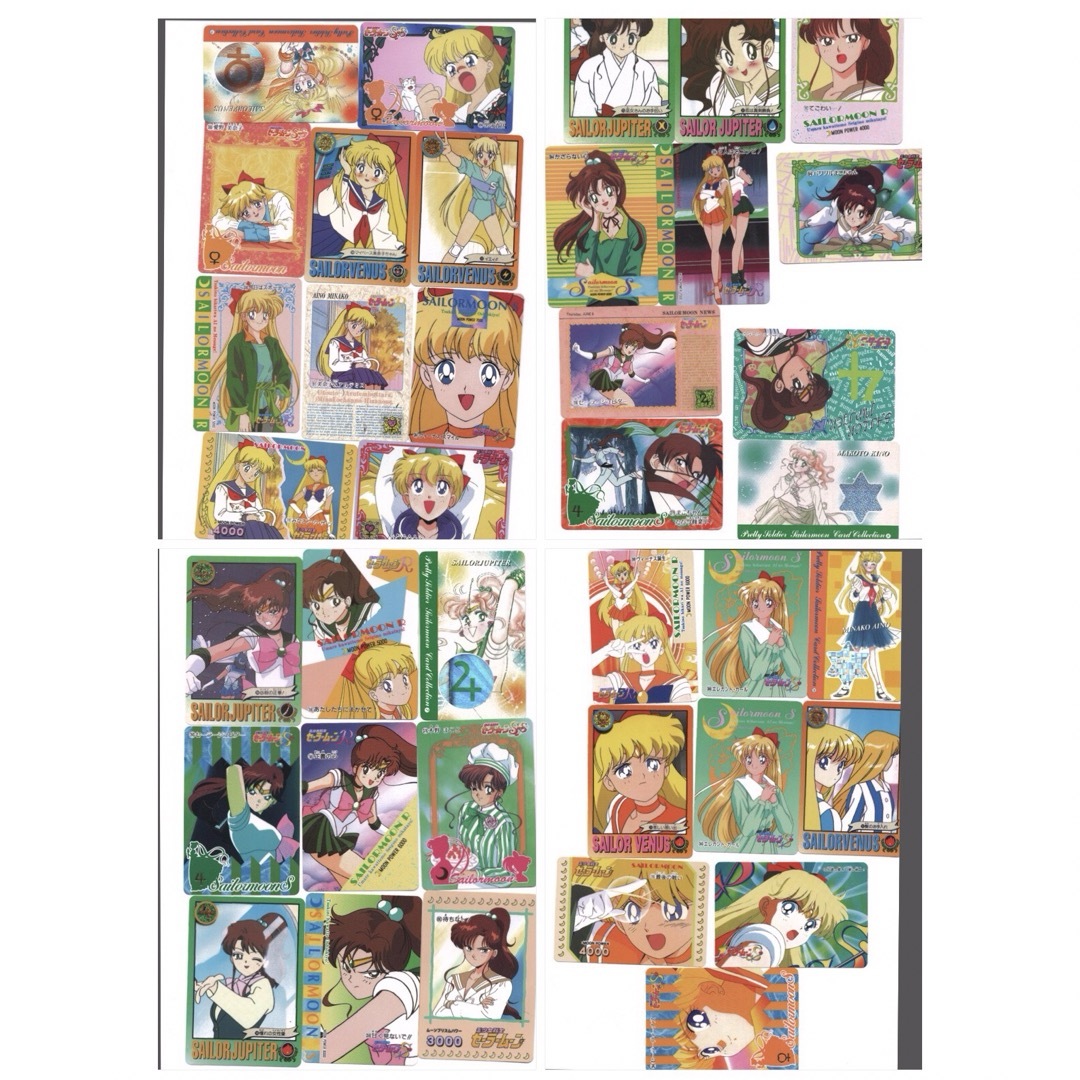 美少女戦士セーラームーン　カード　セーラーヴィーナス　セーラージュピター　38枚 エンタメ/ホビーのアニメグッズ(カード)の商品写真