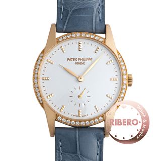 パテックフィリップ(PATEK PHILIPPE)のPATEK PHILIPPE パテックフィリップ カラトラバ 7122/200R-001 ベゼルダイヤ【中古】(腕時計)