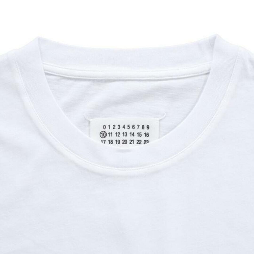 【3色展開】Maison Margiela メゾン マルジェラ T-Shirt S30GC0702 S22533 100 / S30GC0702 S22533 115 / S30GC0702 S22533 900 ホワイト / ベージュ / ブラック メンズ 半袖 Tシャツ トップス カットソー 白 黒 クルーネック ロゴ(mgl0056) 3.ブラック素材コットン100％