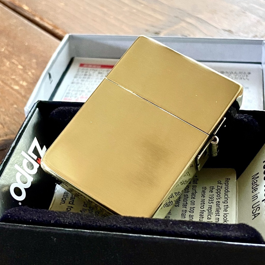 ZIPPO(ジッポー)の新品 ZIPPO 1935 レプリカ ギャランティー BS ブラス ジッポー メンズのファッション小物(タバコグッズ)の商品写真