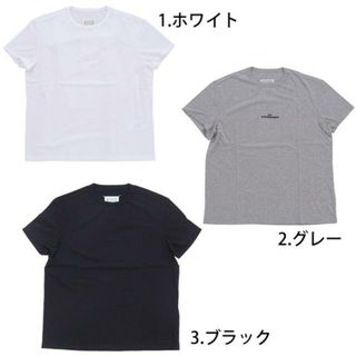 【3色展開】Maison Margiela メゾン マルジェラ T-Shirt S30GC0722 S22816 100 / S30GC0722 S22816 856M / S30GC0722 S22816 900 ホワイト / グレー / ブラック Tシャツ 半袖 3.ブラック(Tシャツ/カットソー(半袖/袖なし))