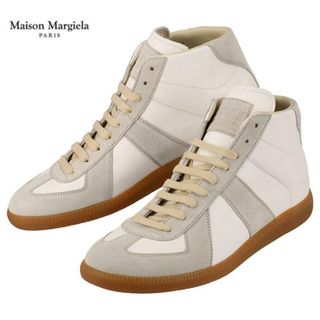 Maison Margiela メゾン マルジェラ スニーカー S57WS0237 P1895 101 NAPPA COLOUR CROSTA REPLICA HIGH TOP ホワイト WHITE(スニーカー)