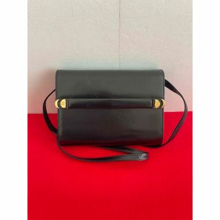 グッチ(Gucci)のGUCCI オールドグッチ　ヴィンテージ ショルダーバッグ　レザー　黒(ショルダーバッグ)