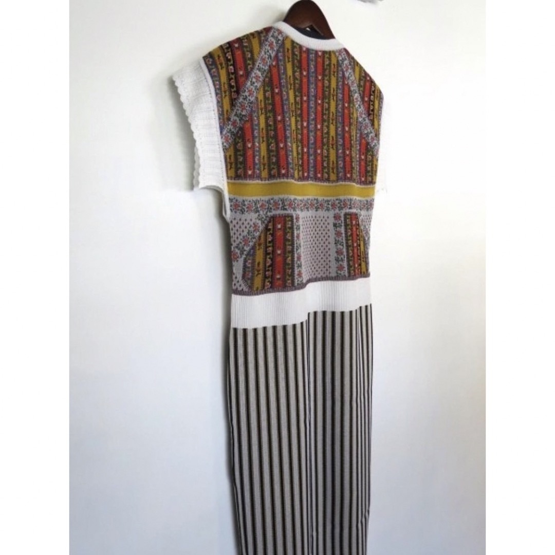 mame(マメ)のMame Kurogouchi  Lace Up Knit Dress 【新品】 レディースのワンピース(ロングワンピース/マキシワンピース)の商品写真