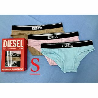 ディーゼル(DIESEL)のディーゼル　レディース　3パック アンダーショーツ 24B24　Sサイズ　新品(ショーツ)