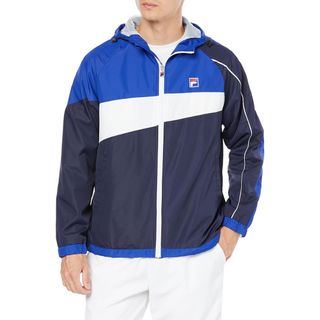 フィラ(FILA)のFILA フィラ ウィンドアップパーカージャケット VM7013青 メンズM新品(ウェア)