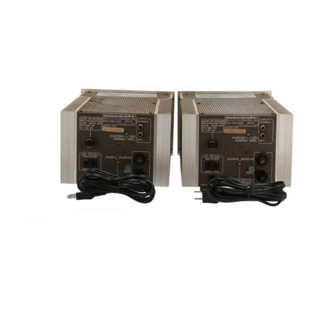 Marantz マランツ/モノラルパワーアンプ ペア/MA-6/50F080059 Marantz マランツ/モノラルパワーアンプ ペア/MA-6/50F080059