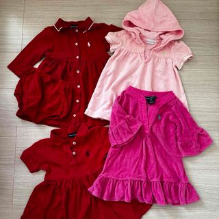 ラルフローレン(Ralph Lauren)のラルフローレン、ワンピース、まとめ、女の子、⑤点セット、18m、80サイズ(ワンピース)