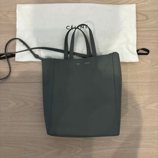 セリーヌ(celine)のceline セリーヌ　2way ハンドバッグ　カバ　スモール　グレー(トートバッグ)