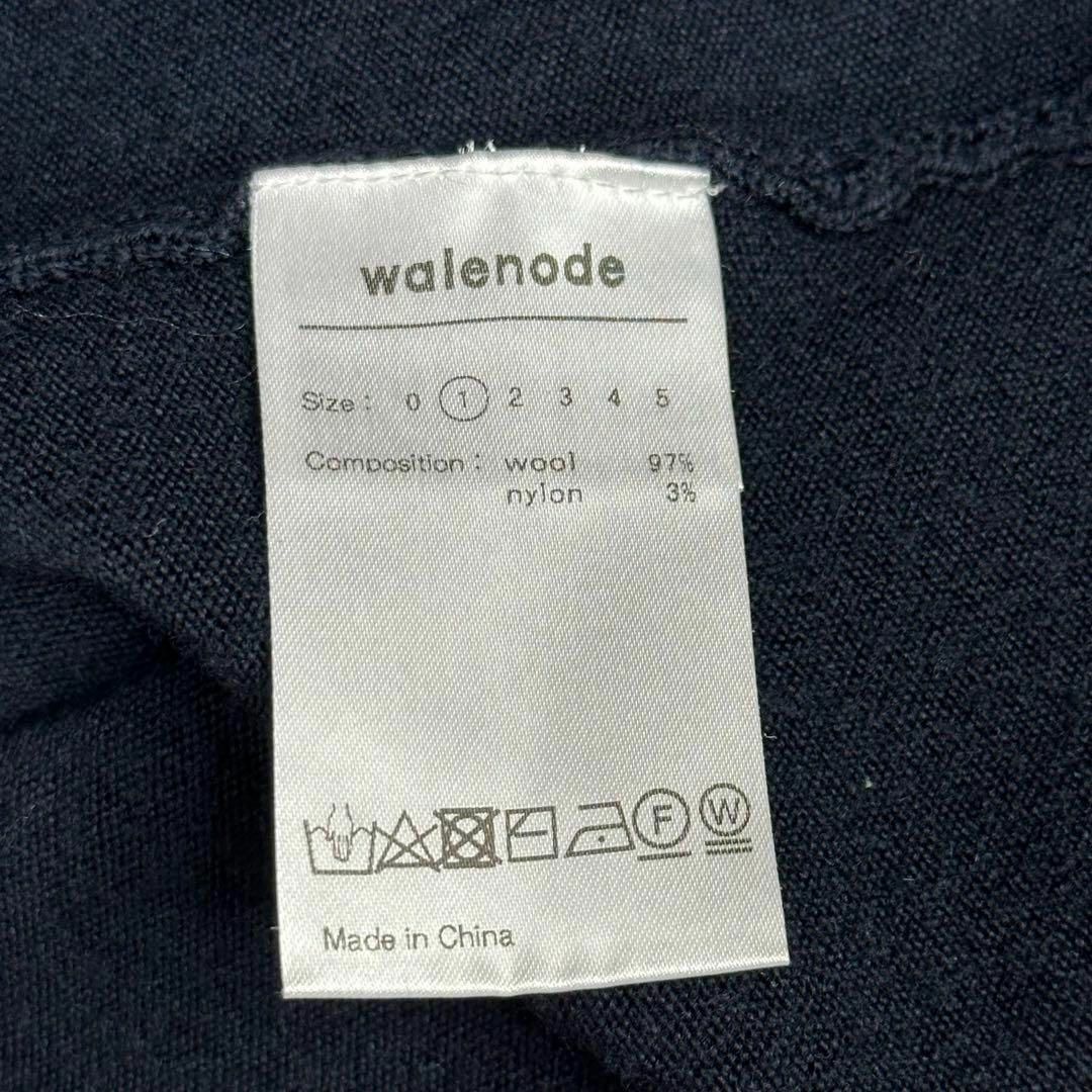 完売品 walenode ウェルノード ニット セーター ネイビー レディースのトップス(ニット/セーター)の商品写真