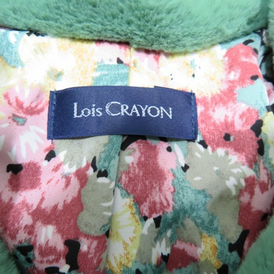 Lois CRAYON(ロイスクレヨン)のロイスクレヨン Lois CRAYON フェイクファー ミドル丈 コート レディースのジャケット/アウター(その他)の商品写真