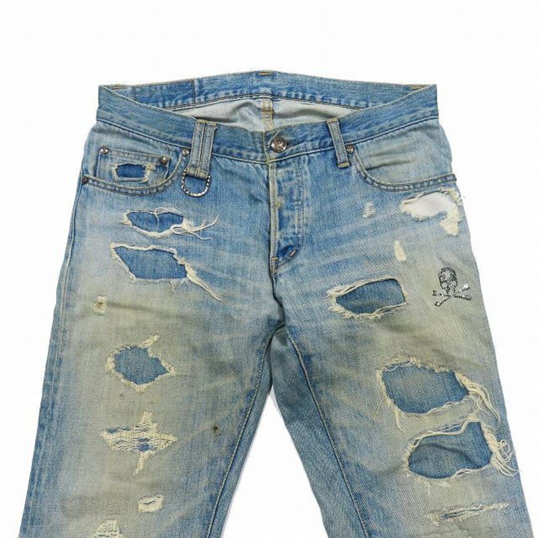 Roen(ロエン)のロエン Roen Jeans VAN デニム ジーンズ パンツ ダメージ加工 メンズのパンツ(デニム/ジーンズ)の商品写真