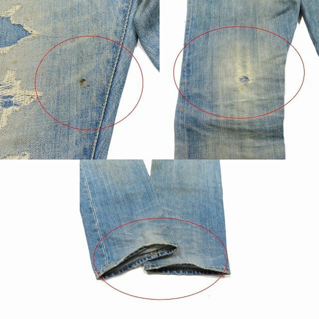 Roen(ロエン)のロエン Roen Jeans VAN デニム ジーンズ パンツ ダメージ加工 メンズのパンツ(デニム/ジーンズ)の商品写真