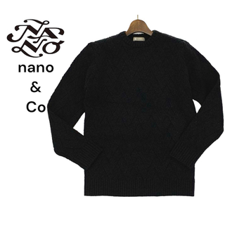 ナノユニバース(nano・universe)のnano & Co ナノアンド コー☆ Sサイズ メンズ BK セーター(ニット/セーター)