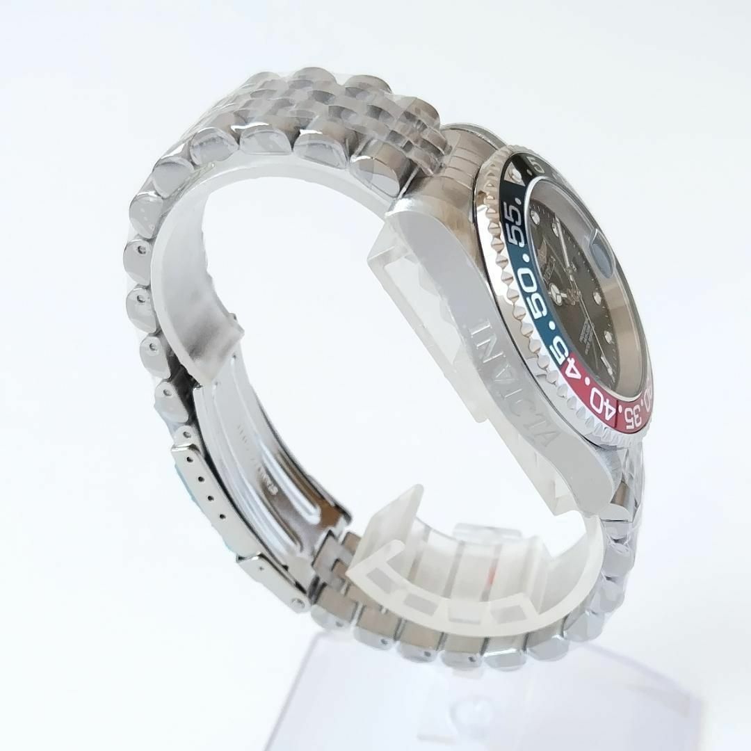 INVICTA(インビクタ)のペプシ美しいメンズ腕時計インヴィクタ小さめ新品かっこいいブラック/レッド/ブルー メンズの時計(腕時計(アナログ))の商品写真