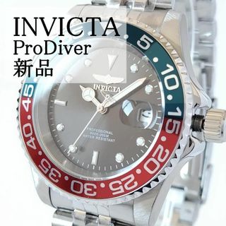 インビクタ(INVICTA)のペプシ美しいメンズ腕時計インヴィクタ小さめ新品かっこいいブラック/レッド/ブルー(腕時計(アナログ))