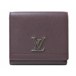 ルイヴィトン(LOUIS VUITTON)のLOUIS VUITTON　ルイヴィトン　ポルトフォイユ・ロックミー2 コンパクト　M64837　折りたたみ財布　コンパクトウォレット　プルーヌ　パープル　レディース　ギフト　プレゼント包装可【中古】松前R56号店(財布)