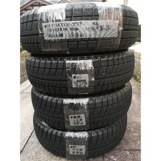 ブリヂストン(BRIDGESTONE)の○39中古ブリヂストンブリザックREVO　GZ155/65R14スタッドレス４本(タイヤ)