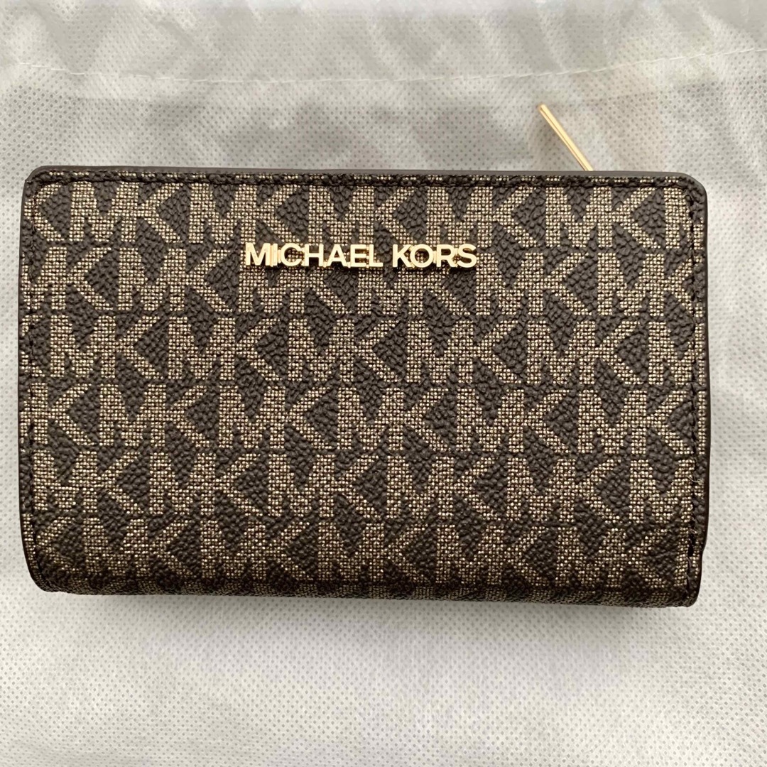 Michael Kors - 新品未使用 マイケルコース 折り財布 ブラウン