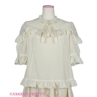 アンジェリックプリティー(Angelic Pretty)のLacy Frill 半袖ブラウス(シャツ/ブラウス(半袖/袖なし))