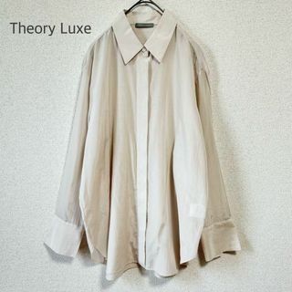 セオリーリュクス(Theory luxe)のtheory luxe セオリーリュクス 長袖シャツ 比翼仕立て ベージュ(シャツ/ブラウス(長袖/七分))