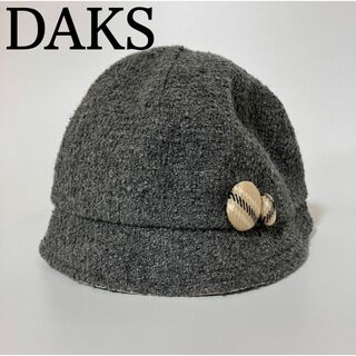 ダックス(DAKS)のDAKS バケットハット キャスケット ジョッキー L 58.5㎝ 【k252】(キャスケット)
