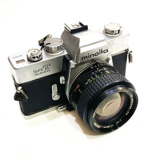 コニカミノルタ(KONICA MINOLTA)のMINOLTA　ミノルタ　SR T　SUPER　フィルムカメラ　ケース付き(フィルムカメラ)