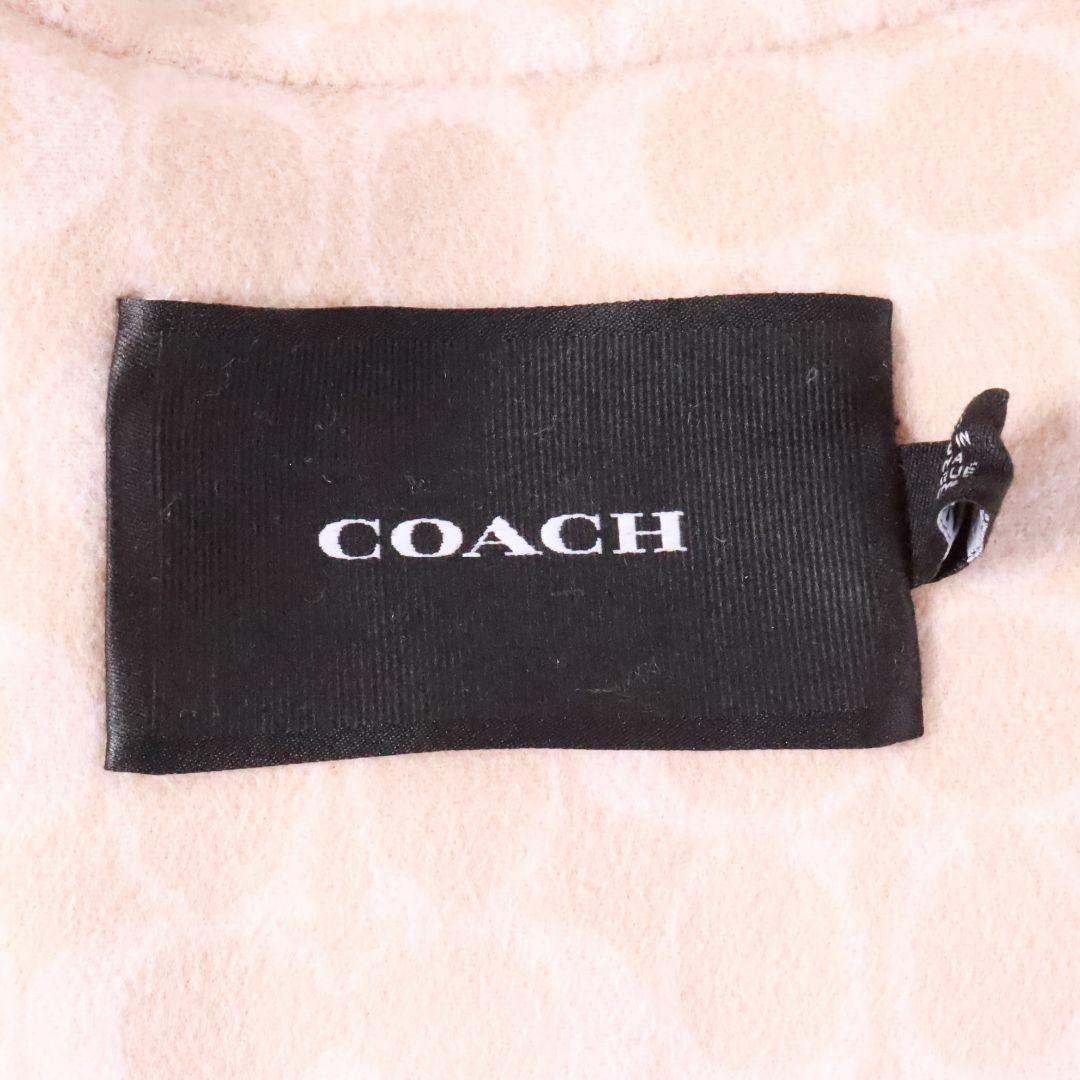 COACH(コーチ)のCOACH　コーチ　ウールケープ　マントコート　ベージュ　S レディースのジャケット/アウター(ポンチョ)の商品写真