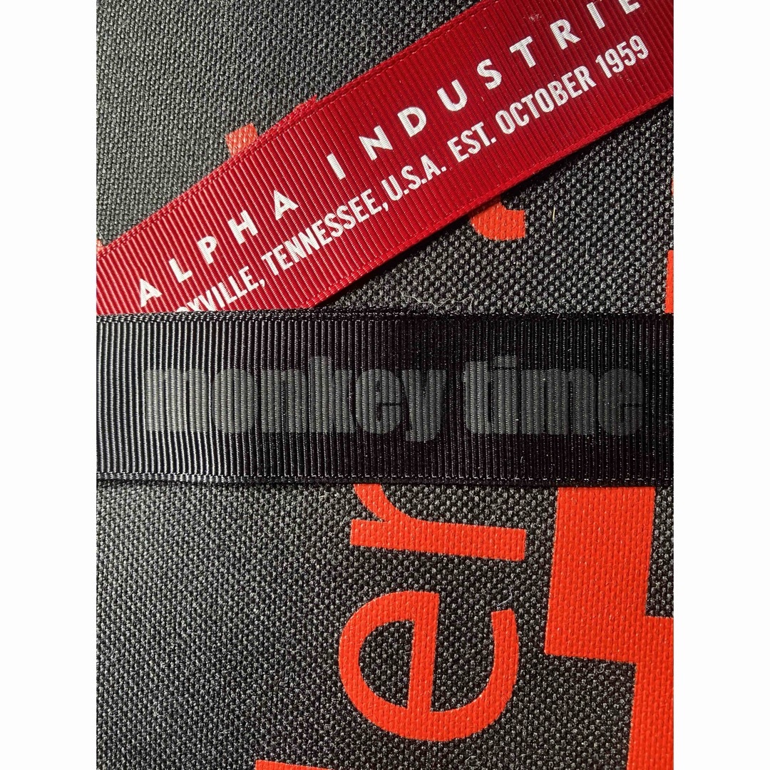 ALPHA INDUSTRIES(アルファインダストリーズ)のALPHA INDUSTRIES ＆monkeytime リボン メンズのジャケット/アウター(フライトジャケット)の商品写真