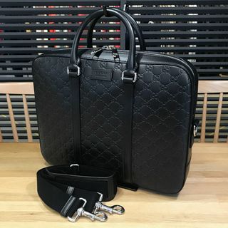 Gucci - 新品未使用 グッチ グッチシマ ビジネスバッグ ブリーフケース ブラック 黒