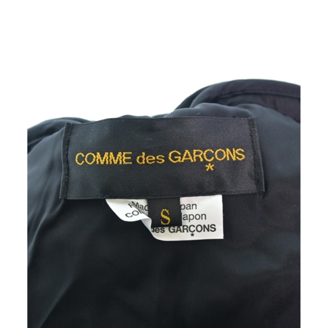 COMME des GARCONS(コムデギャルソン)のCOMME des GARCONS カジュアルジャケット S 黒(総柄) 【古着】【中古】 レディースのジャケット/アウター(テーラードジャケット)の商品写真