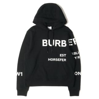 バーバリー(BURBERRY)の新品 BURBERRY バーバリー パーカー サイズ:S 現行タグ ホースフェリー スウェット パーカー 8040767 トップス フーディー プルオーバー ブラック 黒 スウェットシャツ【メンズ】(パーカー)