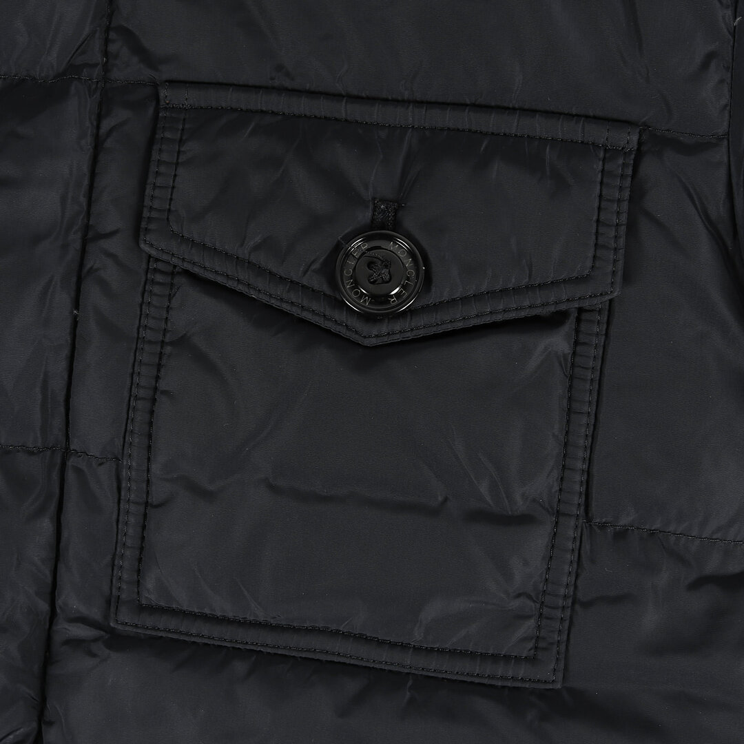 MONCLER(モンクレール)のMONCLER モンクレール ダウン ジャケット サイズ:3 フード付き ナイロン ダウンジャケット JASON 420914135805 54155 ジェイソン ネイビー 紺 アウター ブルゾン コート 上着【メンズ】【中古】 メンズのジャケット/アウター(ダウンジャケット)の商品写真