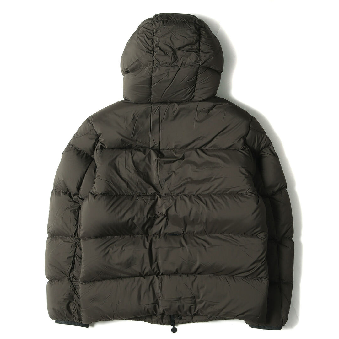 美品 MONCLER モンクレール ダウン ジャケット サイズ:2 20AW フーデッド ハイネック ダブルジップ ダウンジャケット  TAILLEFER F20911B54500 53333 タイユフェール カーキ アウター ブルゾン コート 上着【メンズ】【中古】