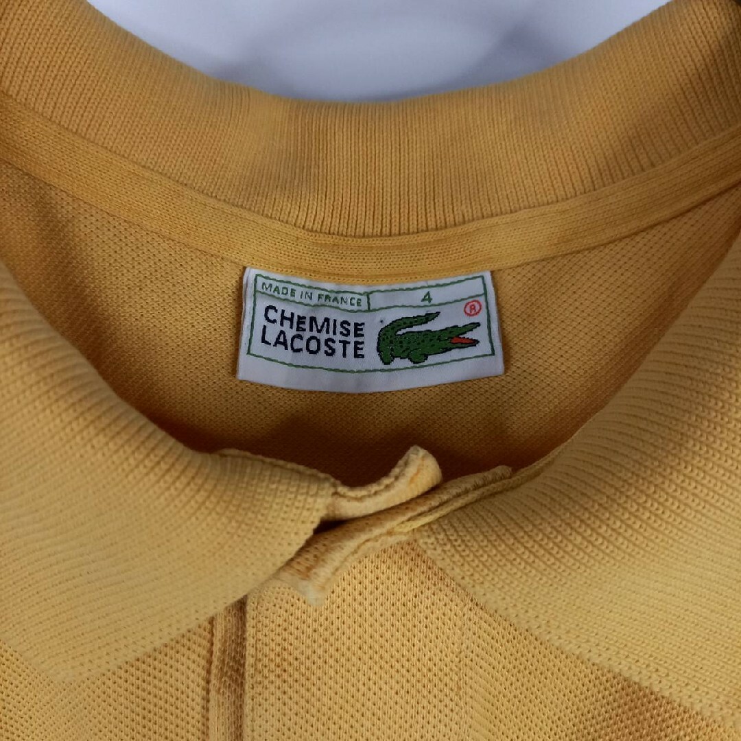 LACOSTE - フレンチ ラコステ ポロシャツ 半袖 L1212 刺繍ロゴ シェル