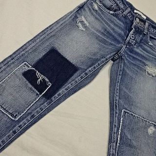 マウジー(moussy)のMOUSSY☆MV Newark Patched Tapered☆25☆(デニム/ジーンズ)