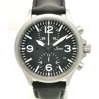 シン(SINN)の超美品 SINN ジン 756 クロノグラフ デイト 国内正規品 自動巻き 時計(腕時計(アナログ))