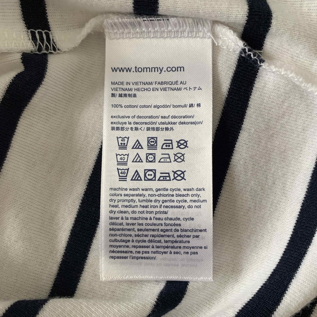 TOMMY HILFIGER(トミーヒルフィガー)のTOMMY HILFIGER  ボーダー柄Tシャツ レディースのトップス(Tシャツ(半袖/袖なし))の商品写真