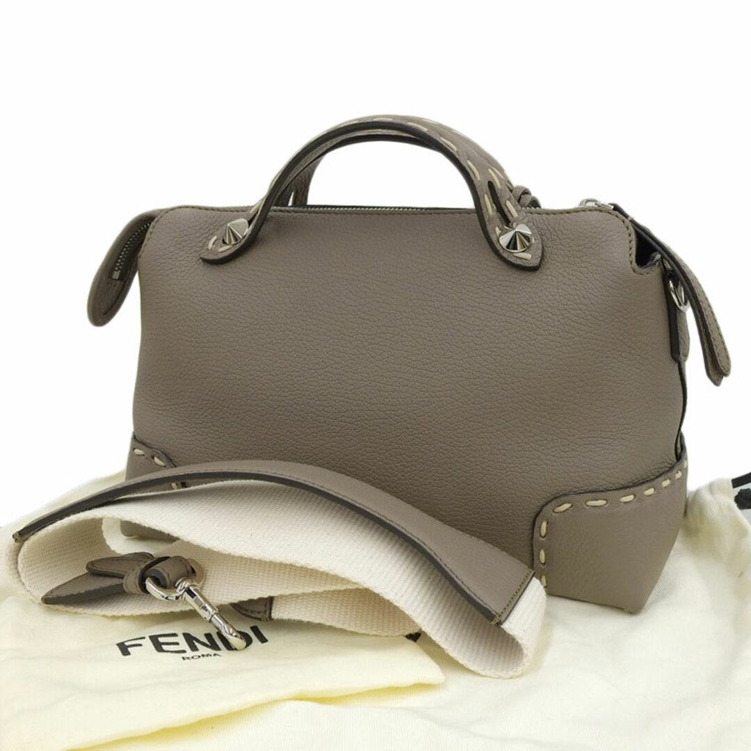 フェンディ FENDI バイザウェイ セレリア 2WAYバッグ ハンドバッグ ショルダーバッグ レザー グレージュ 8BL146 中古 新入荷 OB1716 フェンディ FENDI バイザウェイ セレリア 2WAYバッグ ハンドバッグ ショルダーバッグ レザー グレージュ 8BL146 中古 新入荷 OB1716