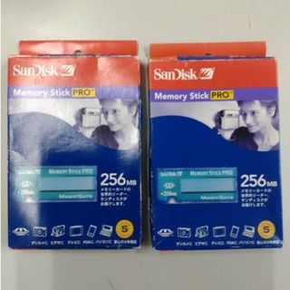 サンディスク(SanDisk)のメモリースティック 256MB 2本 未使用(PCパーツ)