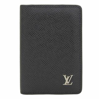 ルイヴィトン(LOUIS VUITTON)のルイヴィトン LOUIS VUITTON タイガ オーガナイザー・ドゥ ポッシュ カードケース 名刺入れ ブラック M30537 中古 新入荷 LV1515(名刺入れ/定期入れ)