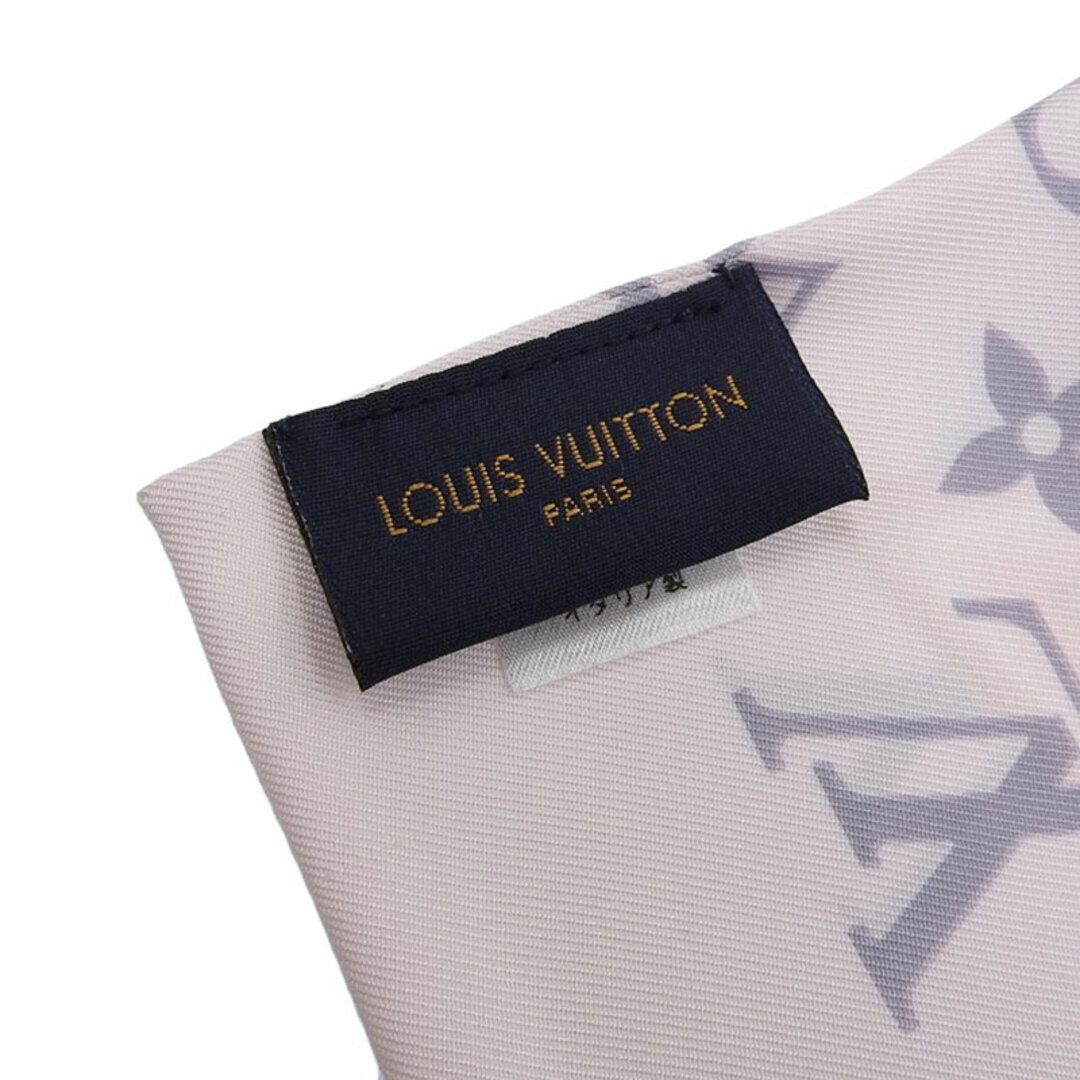 LOUIS VUITTON(ルイヴィトン)のルイヴィトン LOUISVUITTON バンドー・モノグラムコンフィデンシャル バンドー スカーフ シルク ローズクレール M70637 中古 新入荷 LV1519 レディースのファッション小物(バンダナ/スカーフ)の商品写真