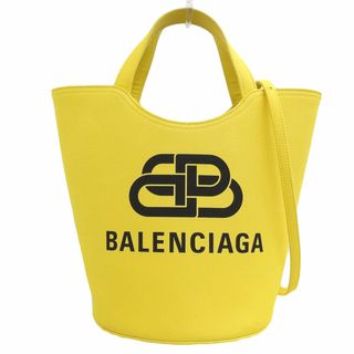 アザー(other)のバレンシアガ BALENCIAGA WAVE ミディアム 2WAYバッグ トートバッグ ショルダーバッグ キャンバス イエロー 599332 中古 新入荷 OB1719(トートバッグ)